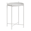 Столик журнальный TAVETT металл, белый