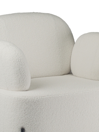 Кресло Джой экомех белый HUSH 000