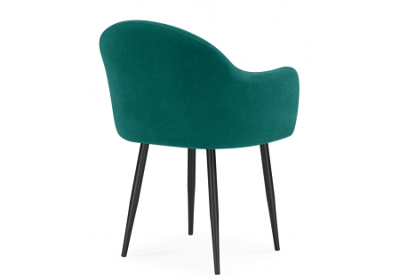 Стул на металлокаркасе Морено velutto 33, черный