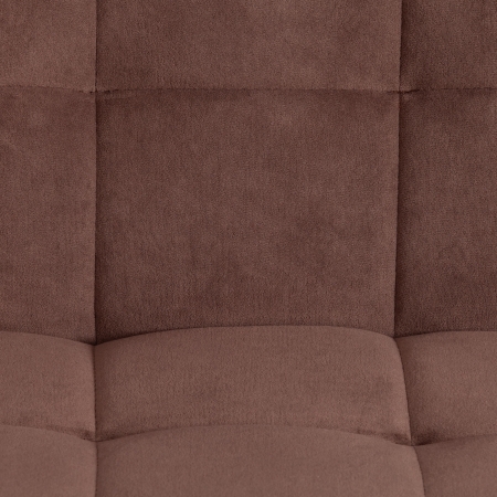 Кресло ZERO флок, коричневый