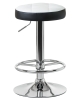 Табурет барный BRUNO бело-черный