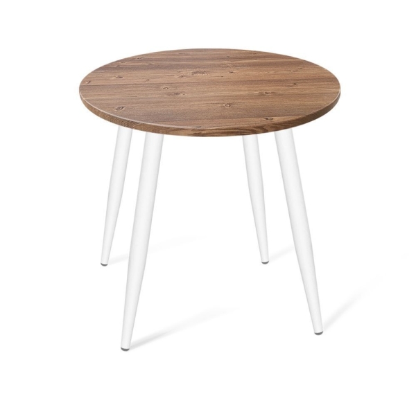 Стол SHT-TU14/70 МДФ белый муар, орех светлый