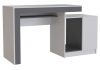 Компьютерный стол Модена белый, графит