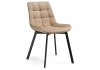 Стул Челси черный, бежевый