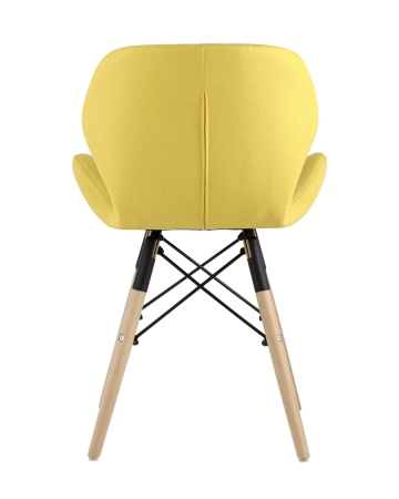 Стул Бон рогожка желтый