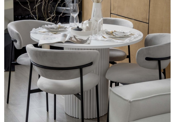 Стол деревянный Барел 100 белый, белый