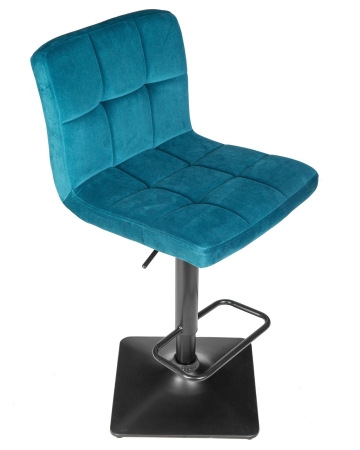Набор 2 шт Стул барный DOMINIC, морской волны велюр (MJ9-99)