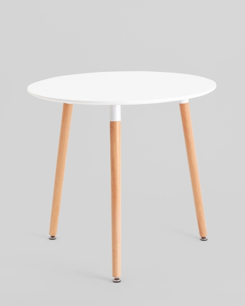 Стол круглый EAMES DST NEW D80 белый