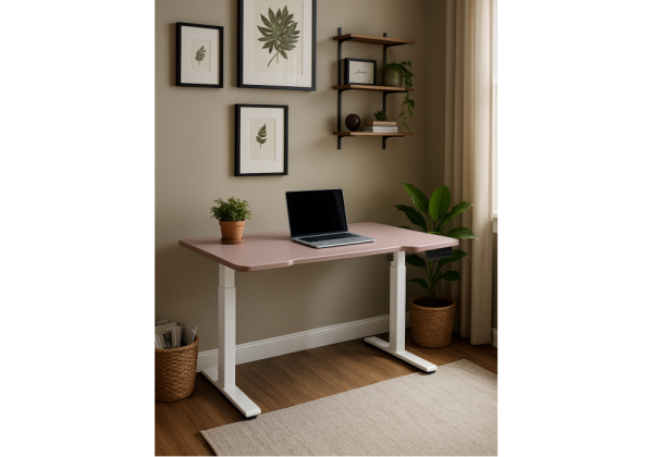 Компьютерный стол Маркос 120х75 розовый, белый Компьютерный стол Маркос 120х75 розовый, белый