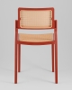Стул пластиковый Milto красный