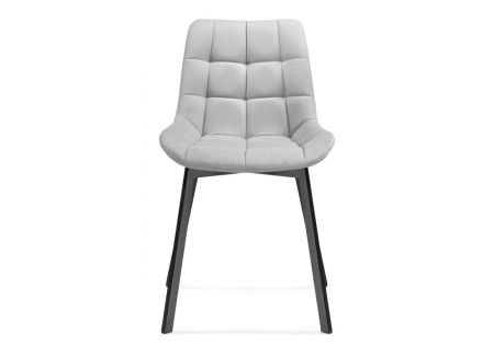 Стул Челси черный, светло-серый