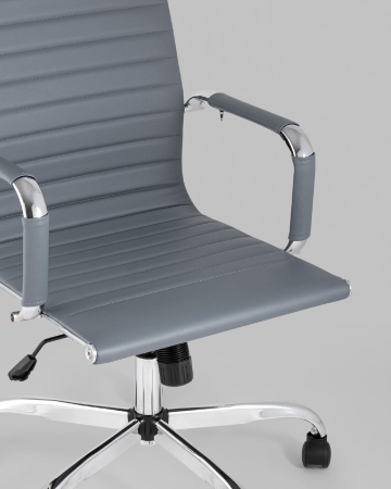 Кресло руководителя City TopChairs серый