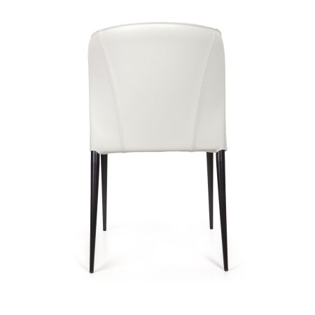 Стул Albert (Альберт) кожа белый