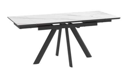 Cтол с керамическим покрытием JACK-120 черный 120(30+30)х80