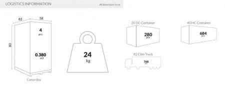 Кресло пластиковое Sky серое