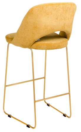 Кресло бар Lars Желт/Линк золото