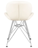 Стул обеденный BUTTERFLY ножки хром, кремовый