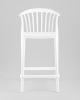 Стул полубарный Campo пластик белый