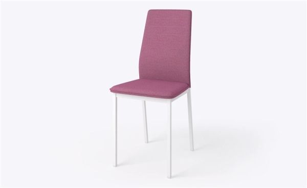 КВИРК П Стул светло-сиреневый и белый, текстиль КВИРК П Стул светло-сиреневый и белый, текстиль