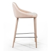 Полубарный стул Douglas бархат бежевый Полубарный стул Douglas бархат бежевый