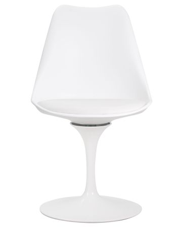 Стул обеденный TULIP белое основание, белый W-02
