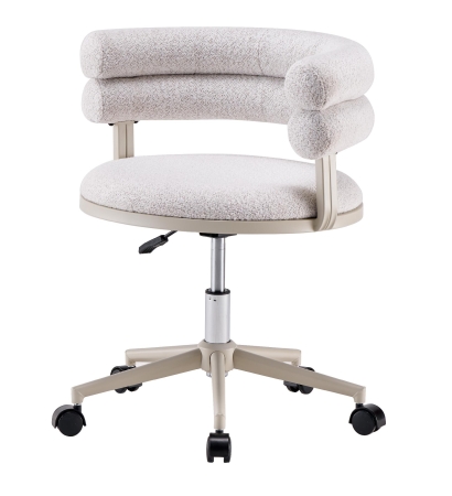 Кресло офисное Ponty светло-серое с серыми ножками