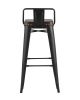 Стул барный TOLIX SOFT черный матовый